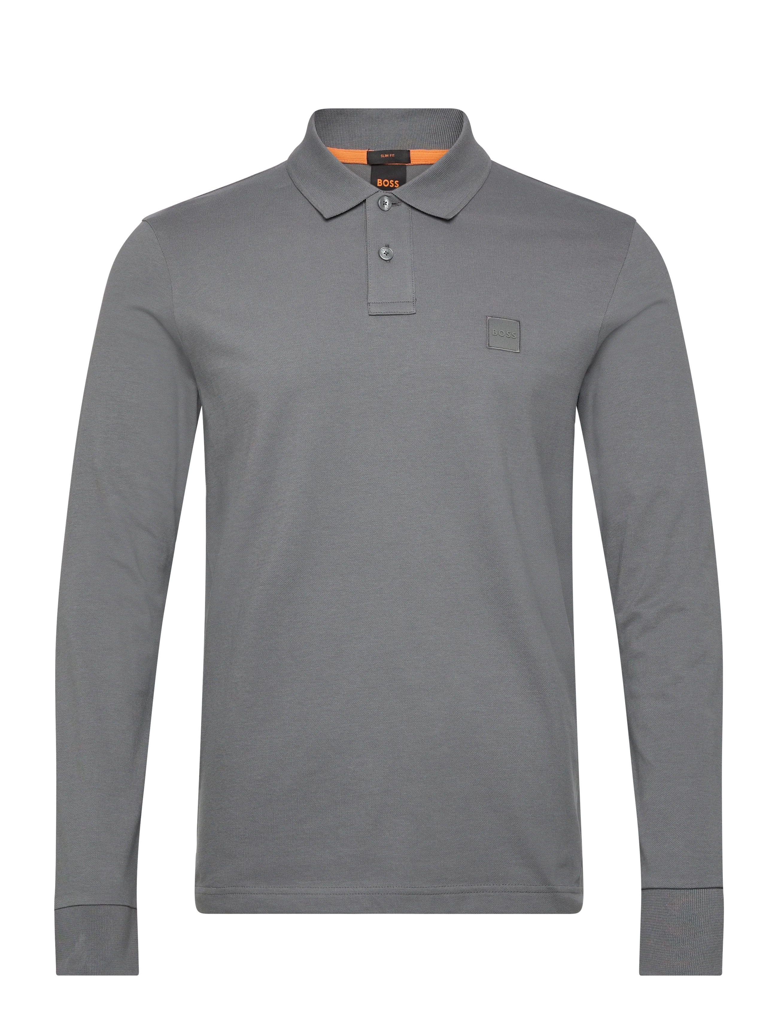 BOSS Passerby, S, Polos, Grau - Long-sleeved, Männerswear