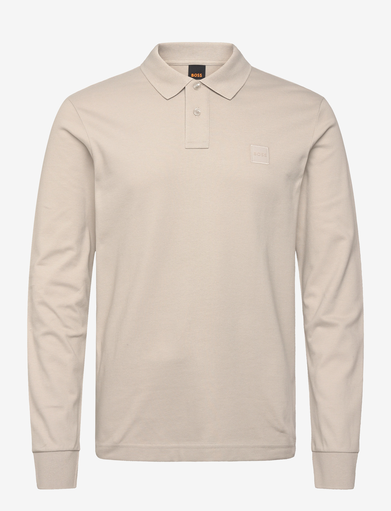 BOSS - Passerby - long-sleeved polos - open grey - 0