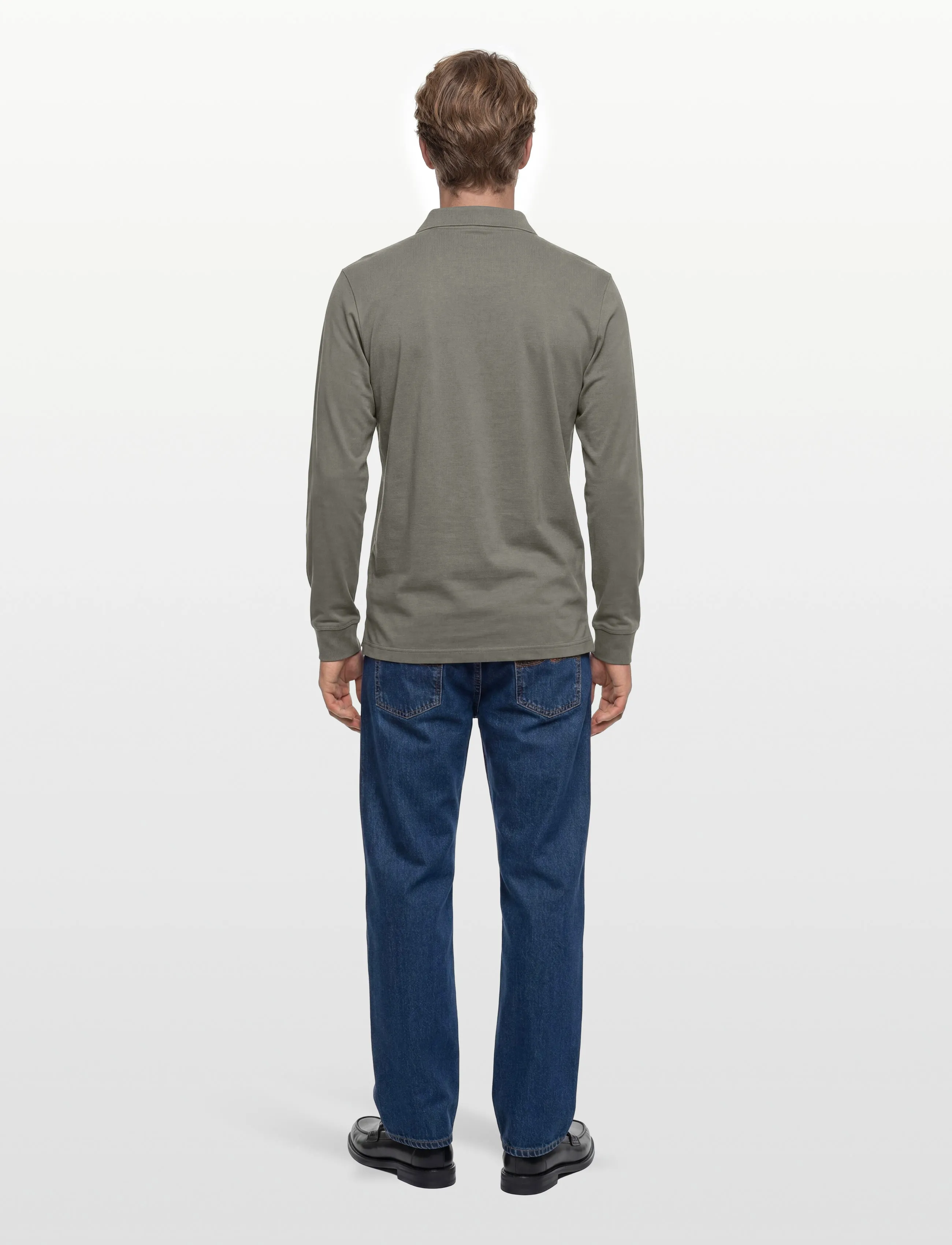 BOSS - Passerby - langærmede poloer - open grey - 4