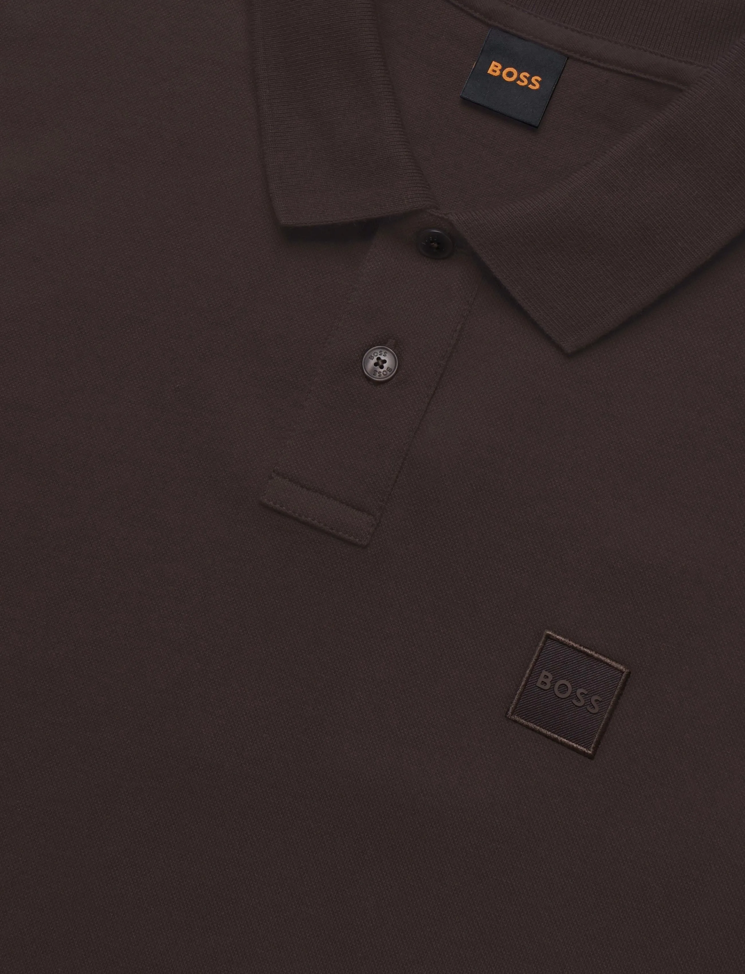 BOSS - Passenger - short-sleeved polos - dark brown - 2