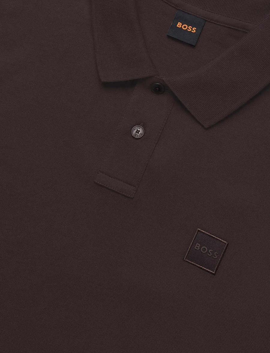 BOSS - Passenger - short-sleeved polos - dark brown - 2