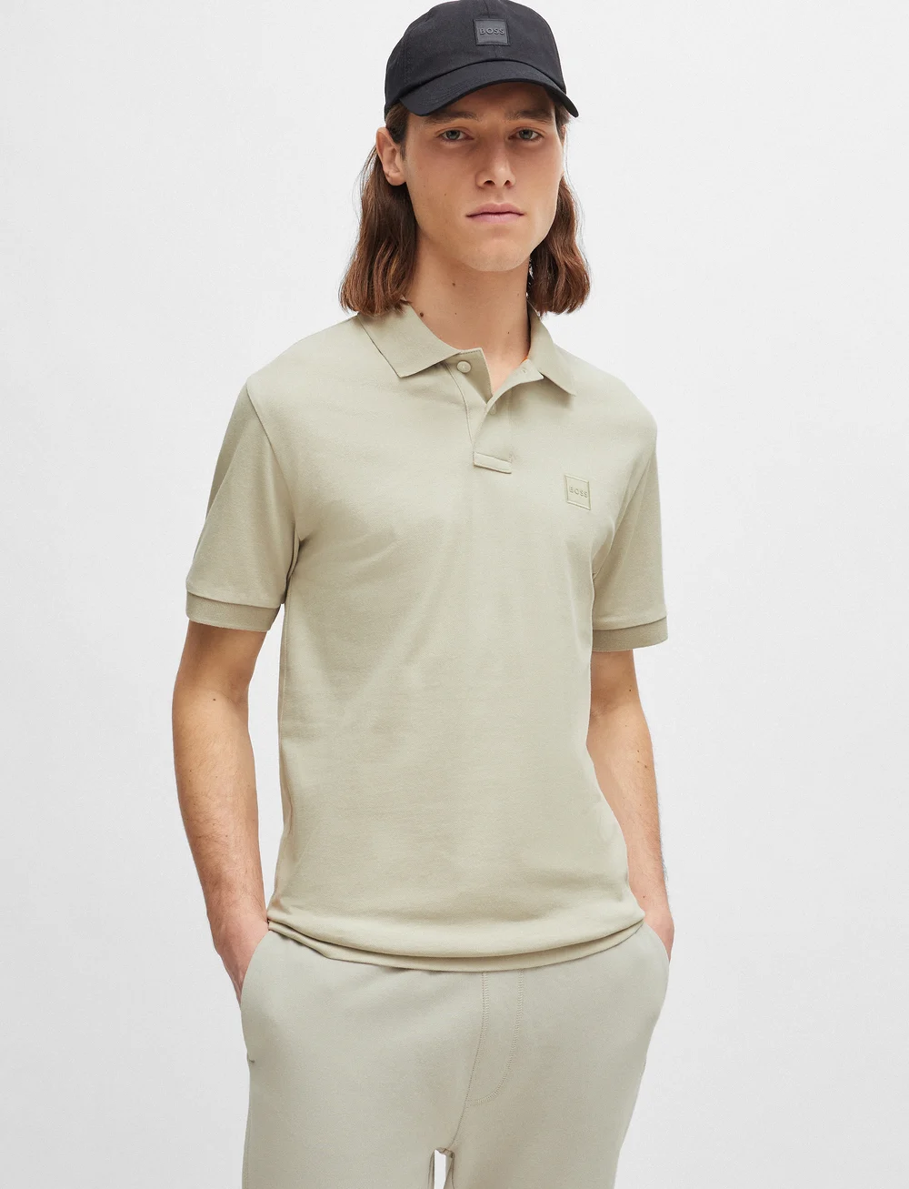 BOSS - Passenger - lyhythihaiset - light beige - 0