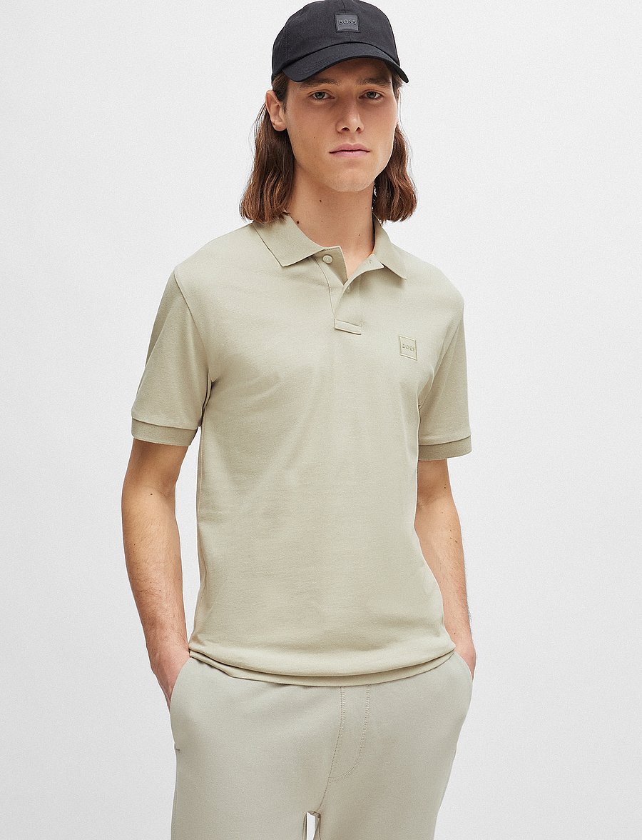 BOSS - Passenger - lühikeste varrukatega polod - light beige - 0