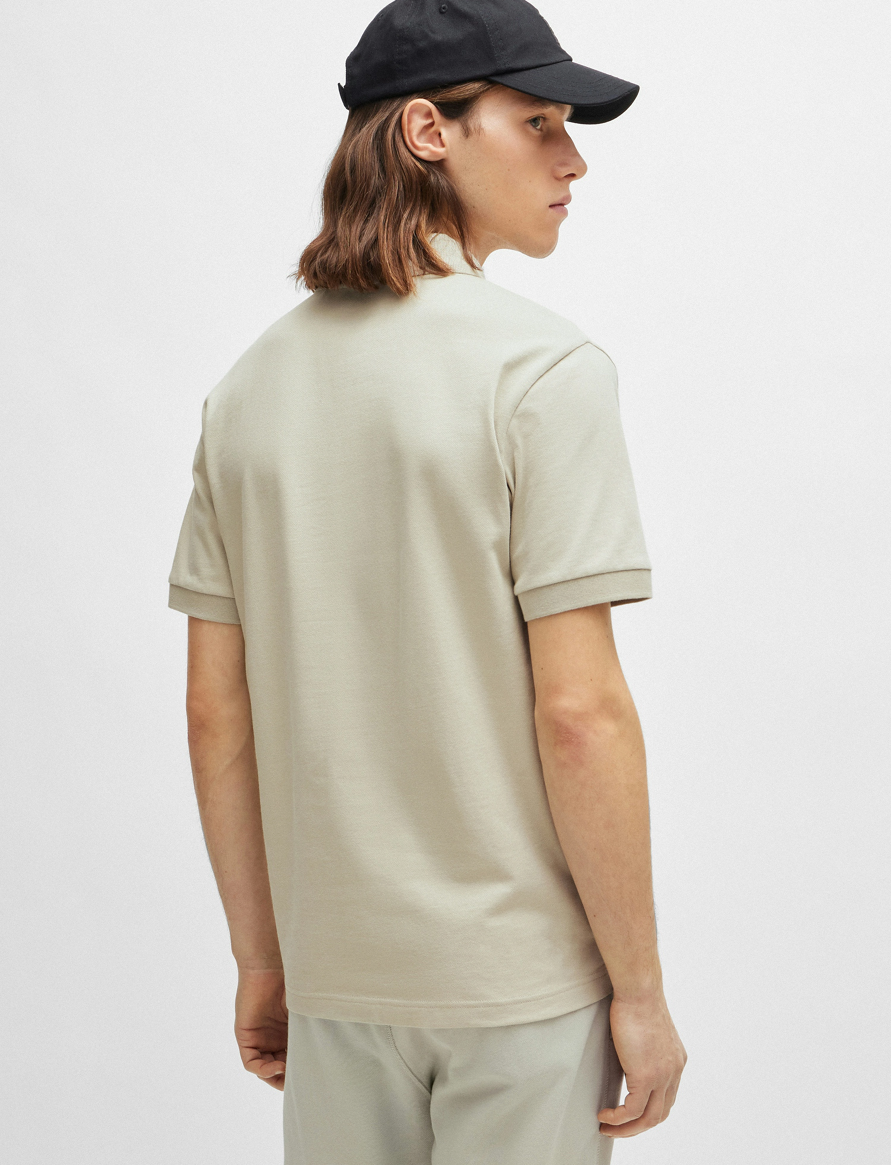 BOSS - Passenger - short-sleeved polos - light beige - 3