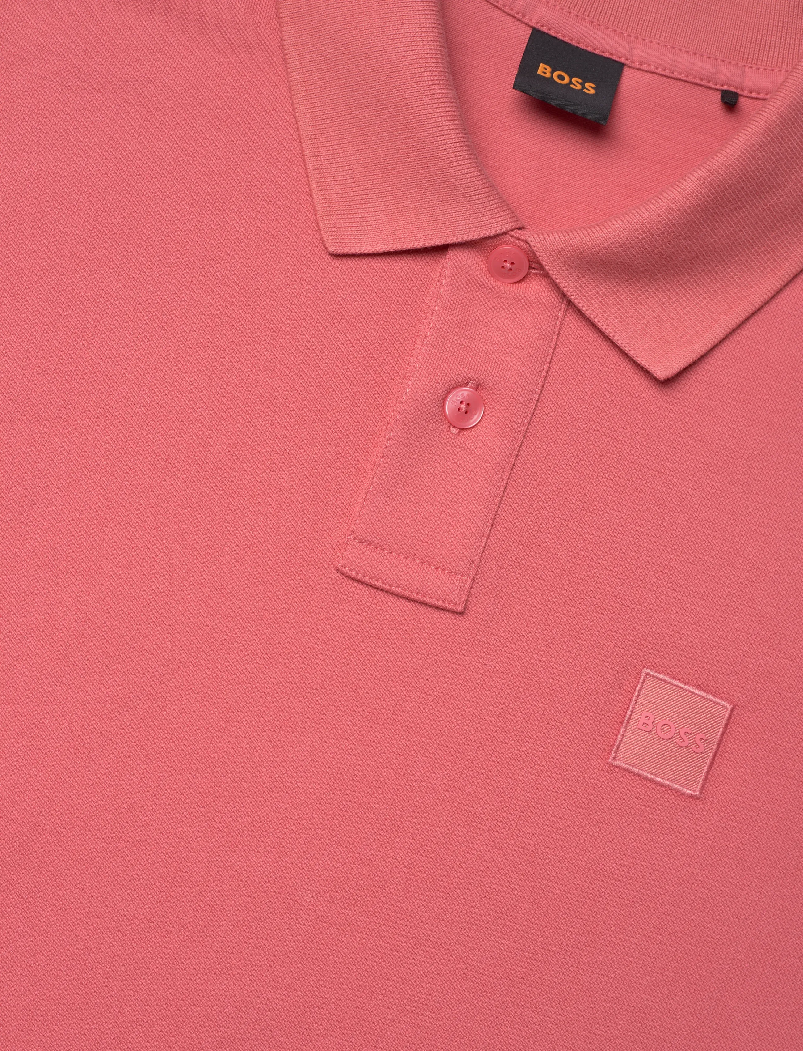 BOSS - Passenger - short-sleeved polos - light/pastel red - 5