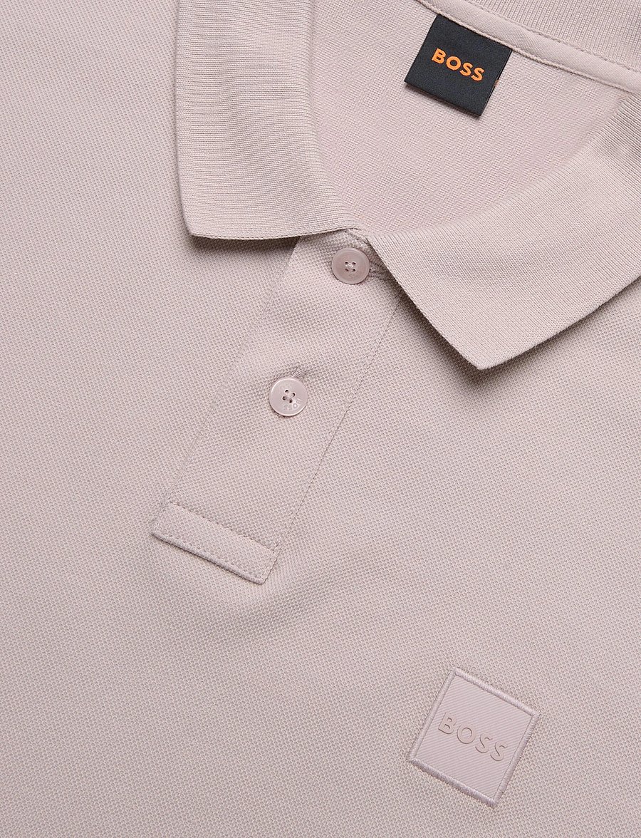 BOSS - Passenger - short-sleeved polos - light/pastel red - 2