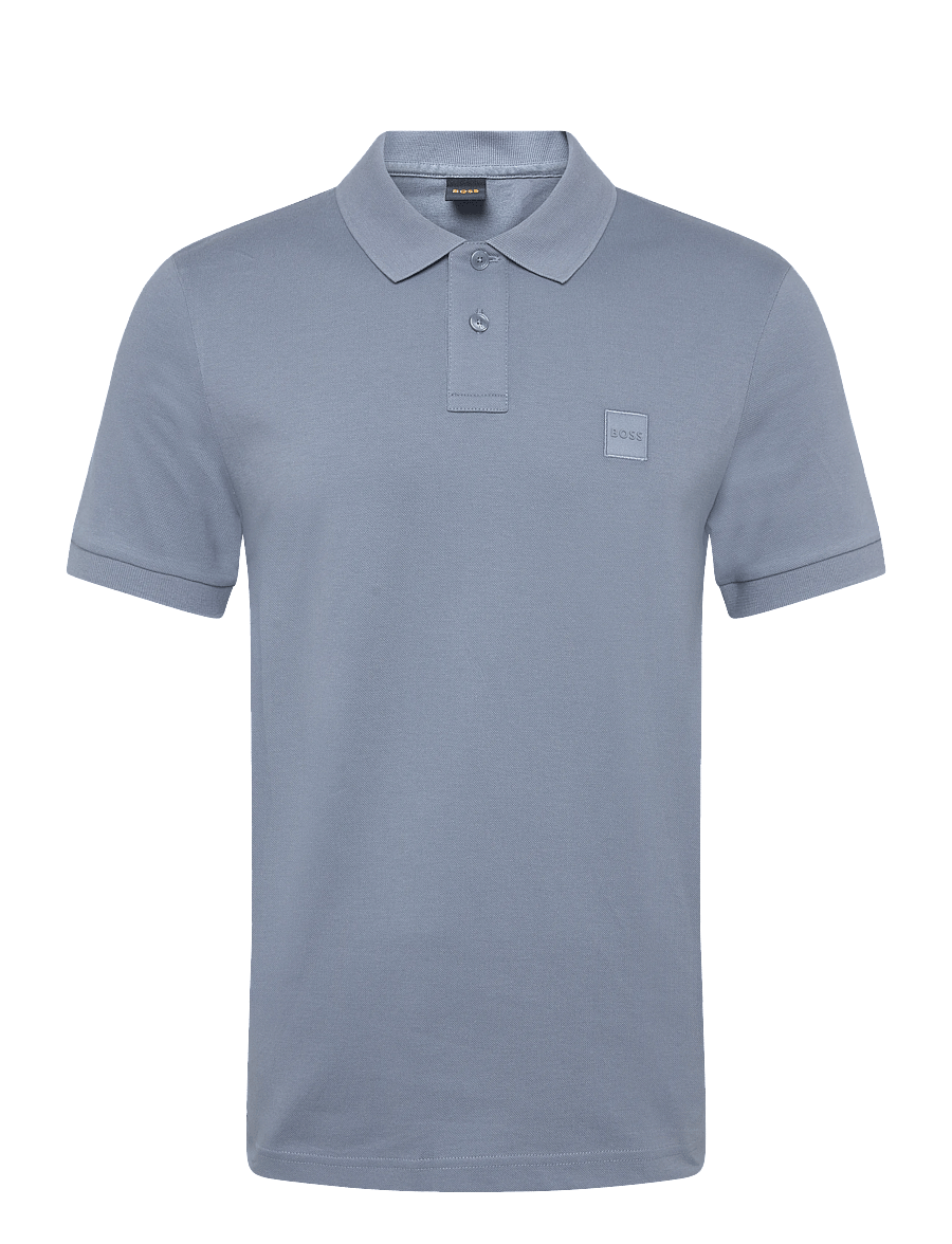 BOSS - Passenger - short-sleeved polos - medium blue - 0