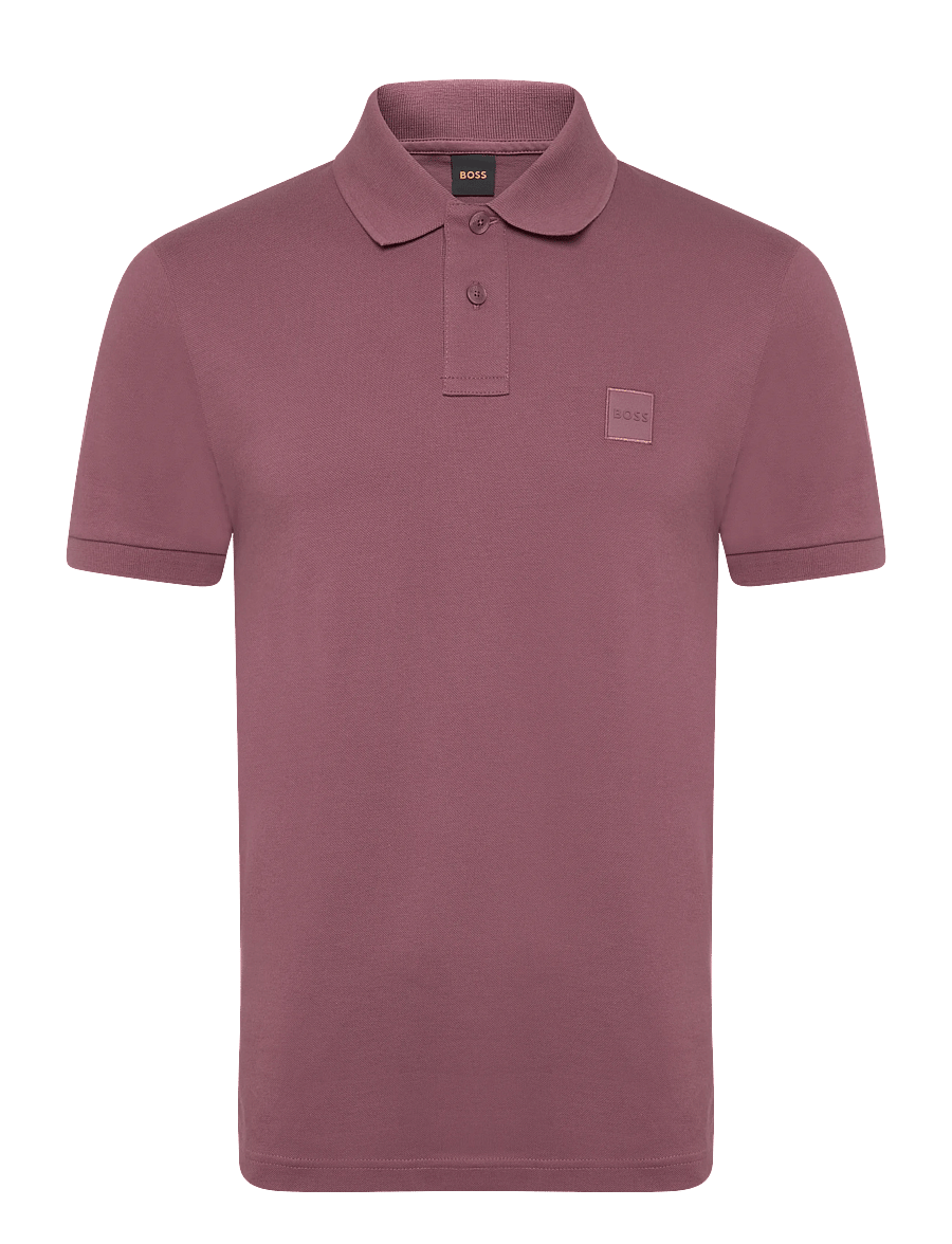 BOSS - Passenger - short-sleeved polos - medium red - 0