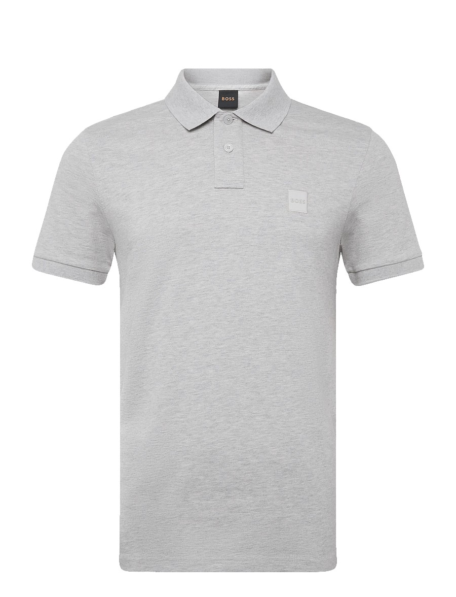 BOSS - Passenger - short-sleeved polos - open grey - 0