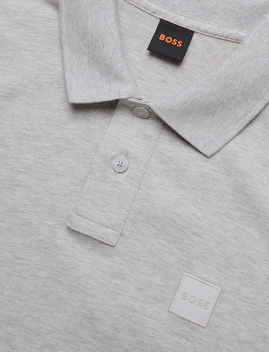 BOSS - Passenger - short-sleeved polos - open grey - 2