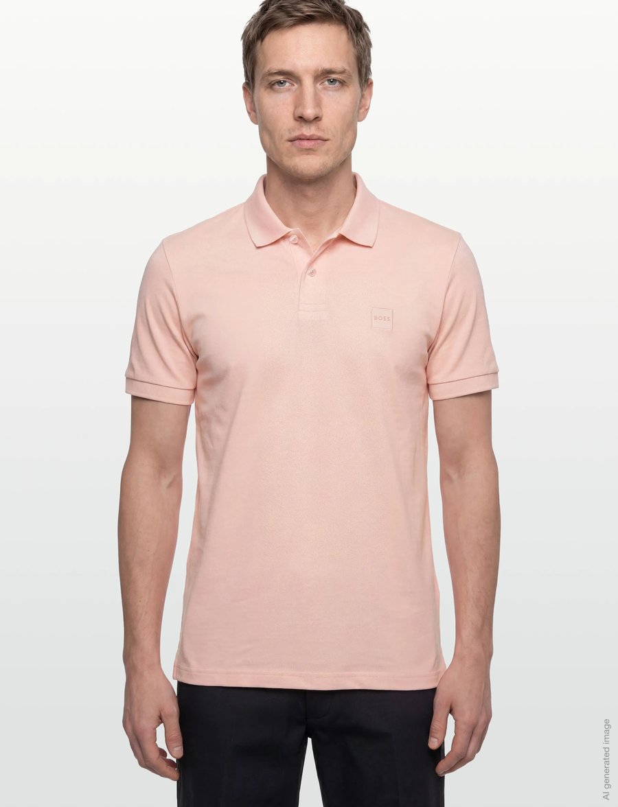 BOSS - Passenger - lühikeste varrukatega polod - open pink - 3
