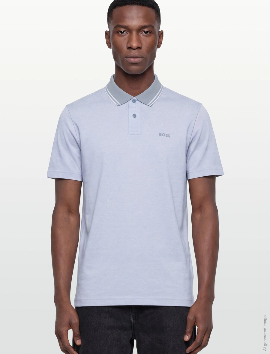 BOSS - PeoxfordNew - kortærmede poloer - light/pastel blue - 3
