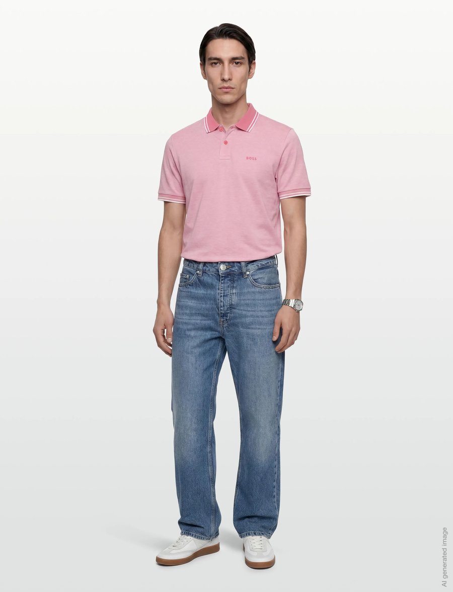 BOSS - PeoxfordNew - kortærmede poloer - light/pastel red - 0