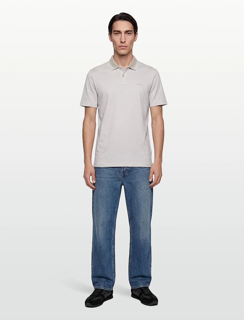 BOSS - PeoxfordNew - kortärmade pikéer - open grey - 0