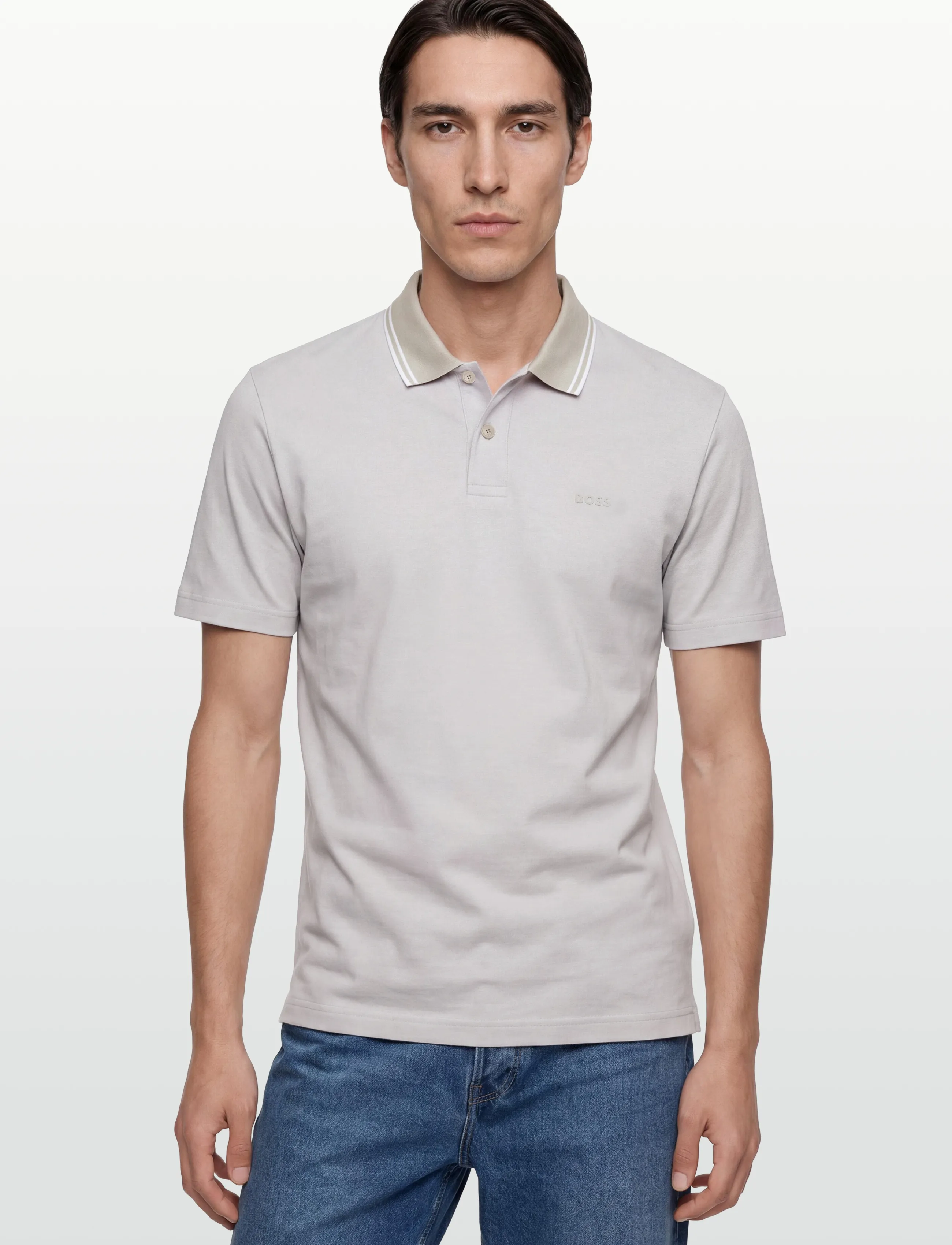 Boss Peoxford New svart polotröja herr – bild 9