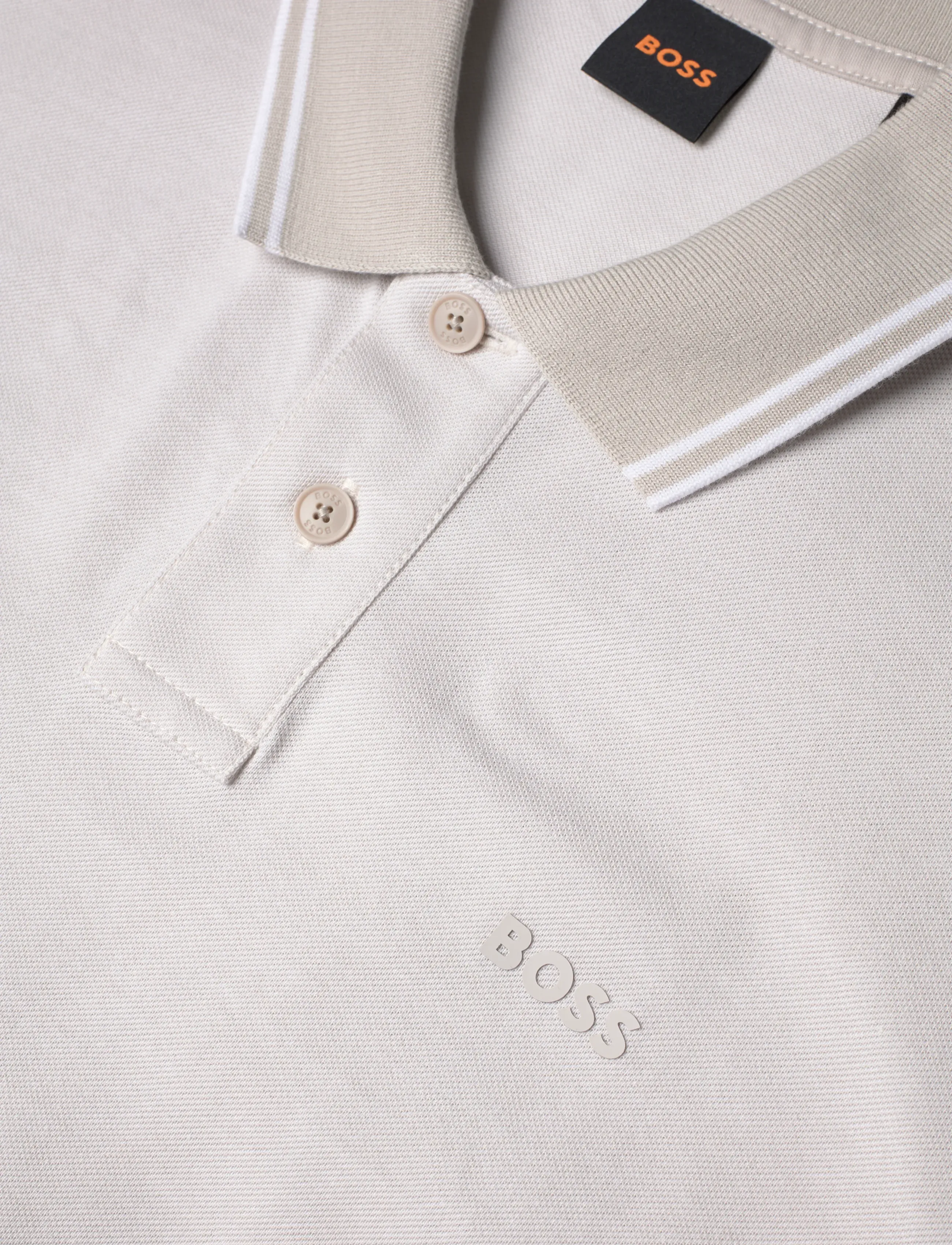 BOSS - PeoxfordNew - short-sleeved polos - open grey - 5