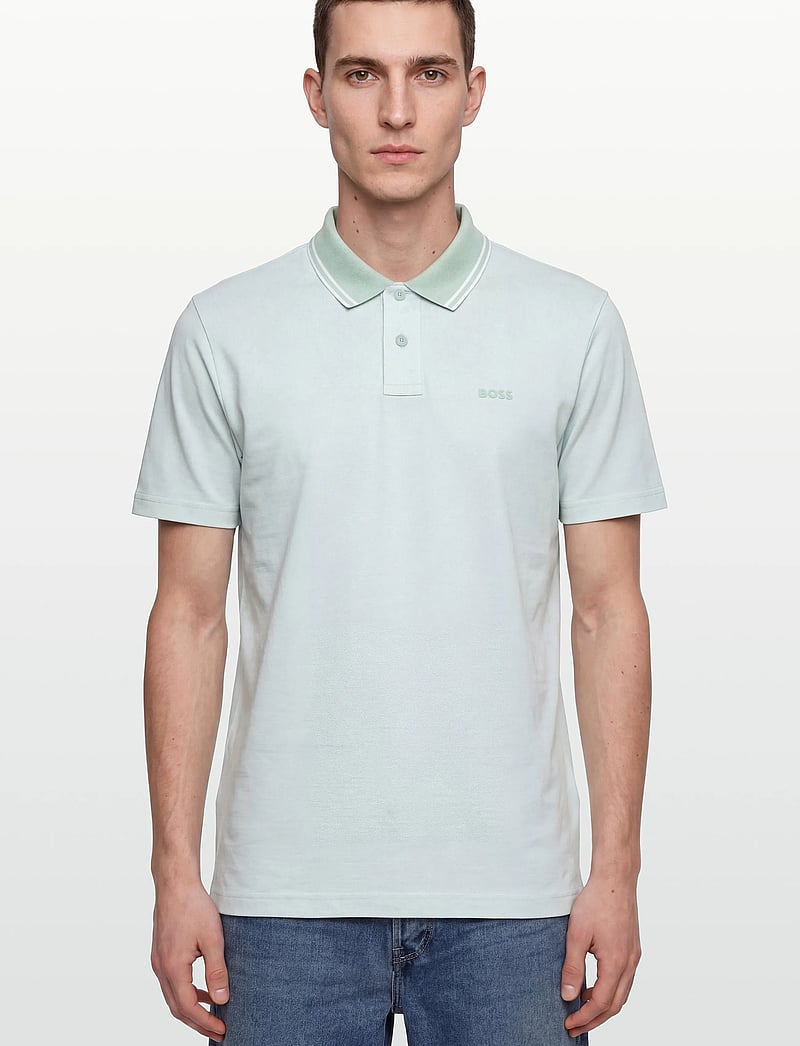 BOSS - PeoxfordNew - kortärmade pikéer - turquoise/aqua - 3