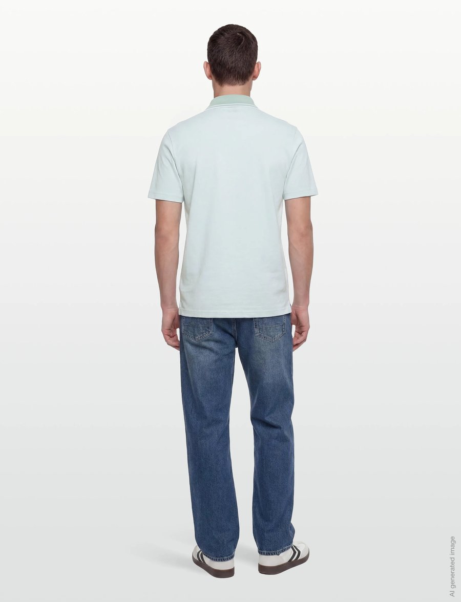 BOSS - PeoxfordNew - lühikeste varrukatega polod - turquoise/aqua - 4
