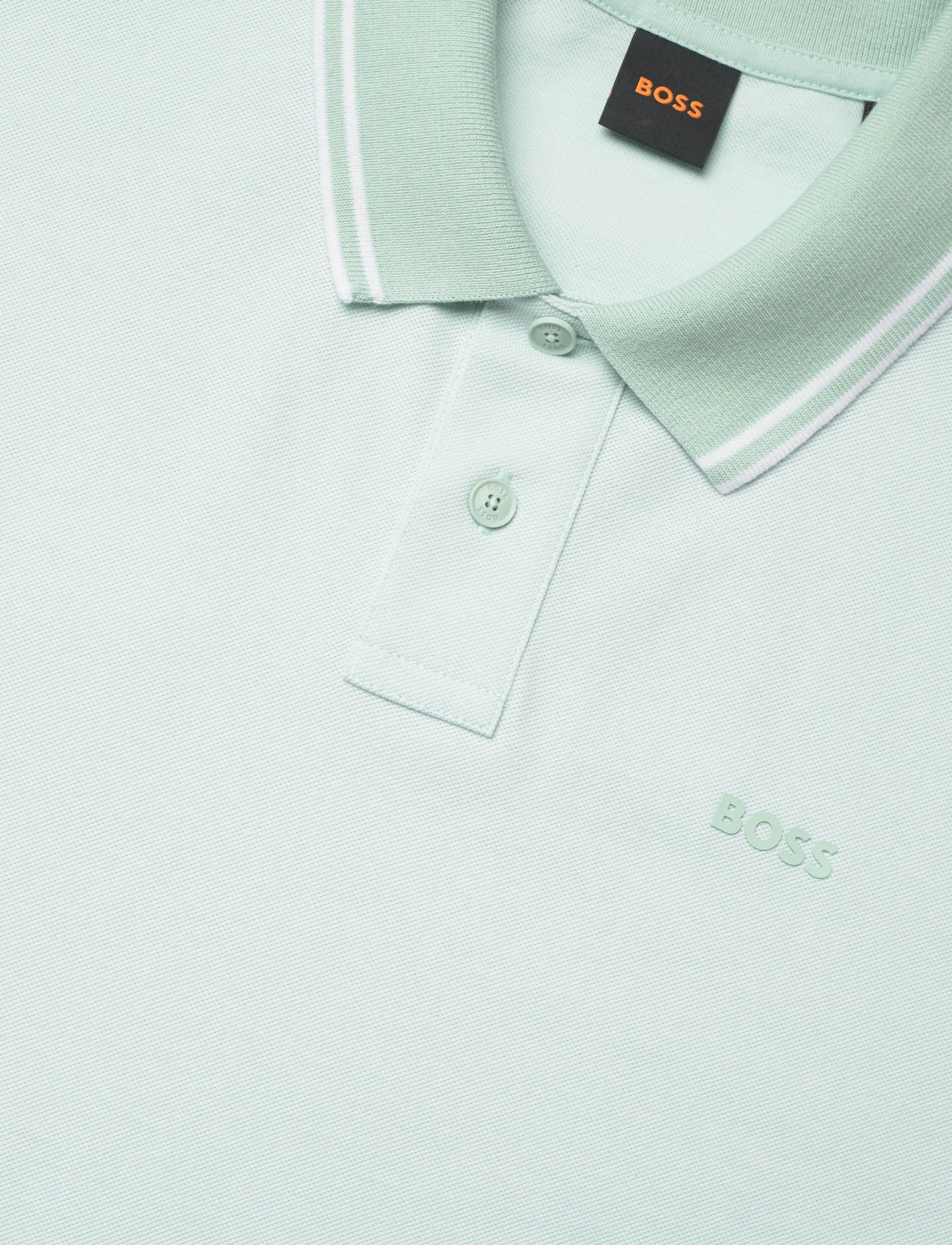 BOSS - PeoxfordNew - short-sleeved polos - turquoise/aqua - 5