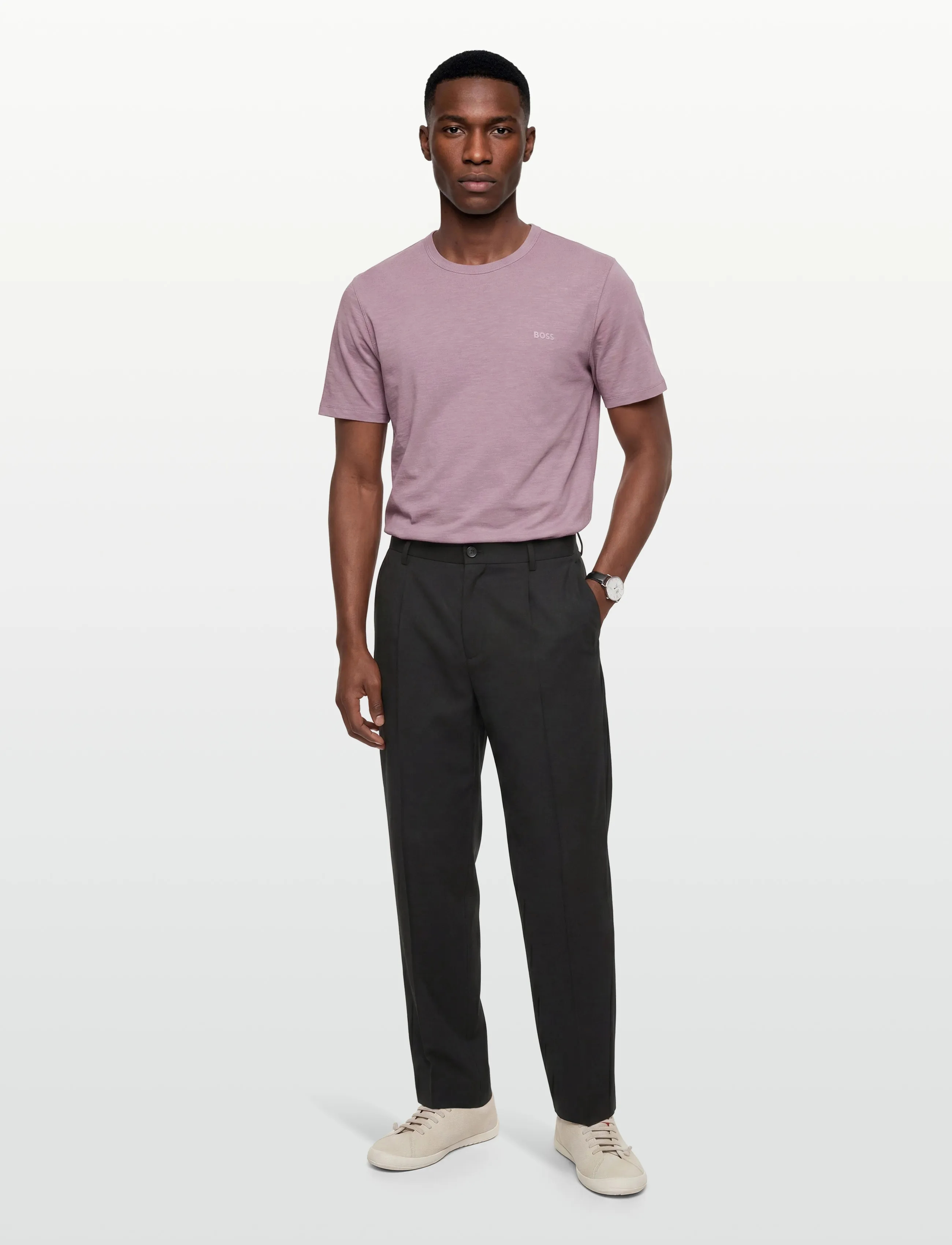 BOSS Tegood - T-Shirts - LIGHT/PASTEL PURPLE / purple