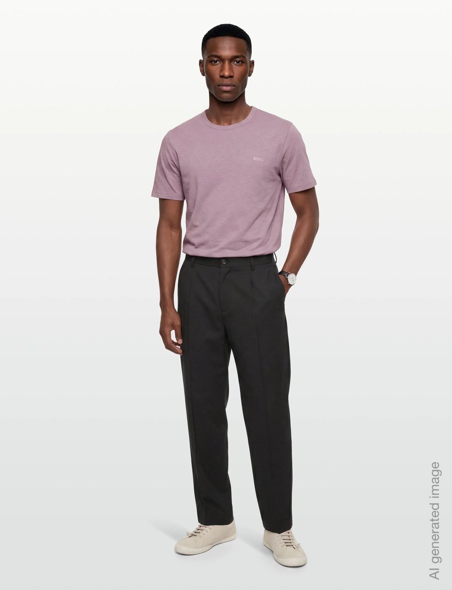 BOSS - Tegood - kurzärmelige t-shirts - light/pastel purple - 0