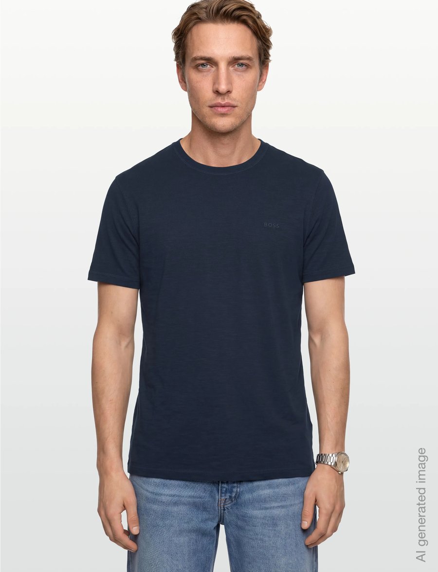 BOSS - Tegood - kurzärmelige t-shirts - open blue - 3