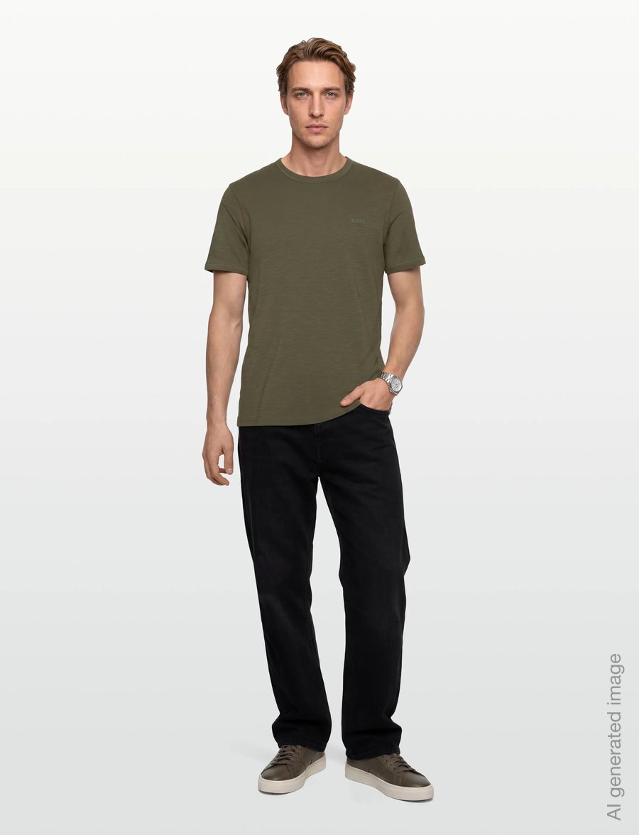 BOSS - Tegood - kurzärmelige t-shirts - open green - 0