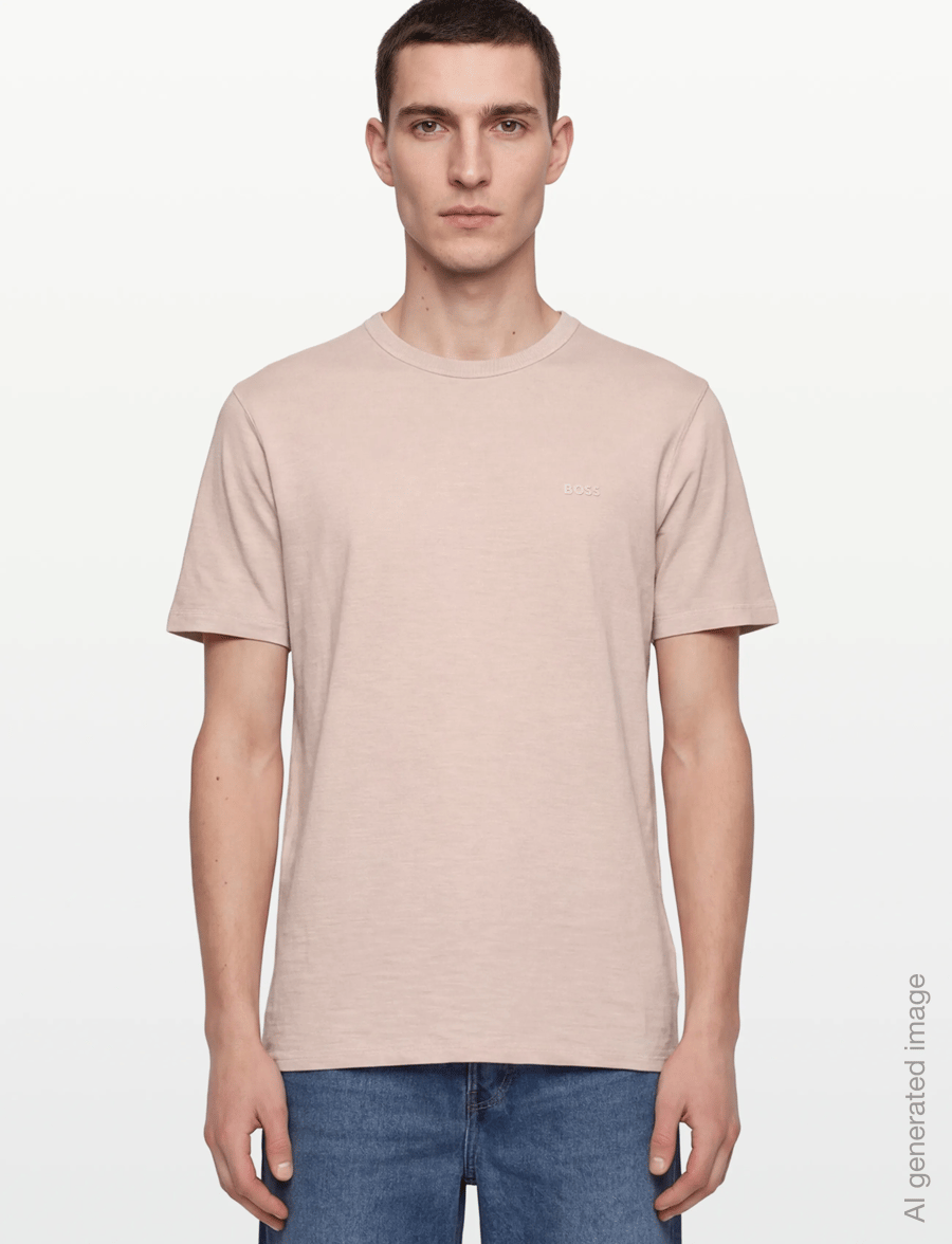 BOSS - Tegood - kurzärmelige t-shirts - open pink - 3