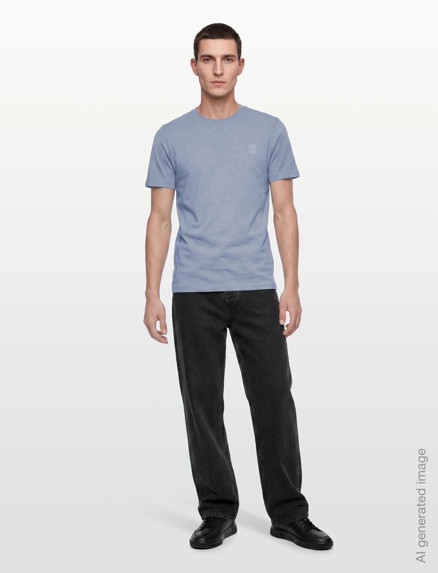 BOSS - Tales - kurzärmelige t-shirts - light/pastel blue - 0
