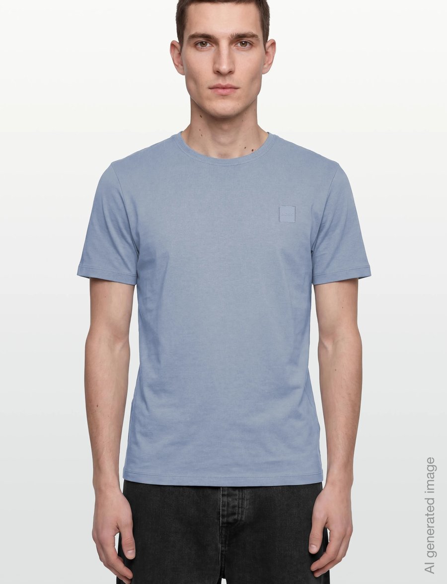 BOSS - Tales - kurzärmelige t-shirts - light/pastel blue - 3
