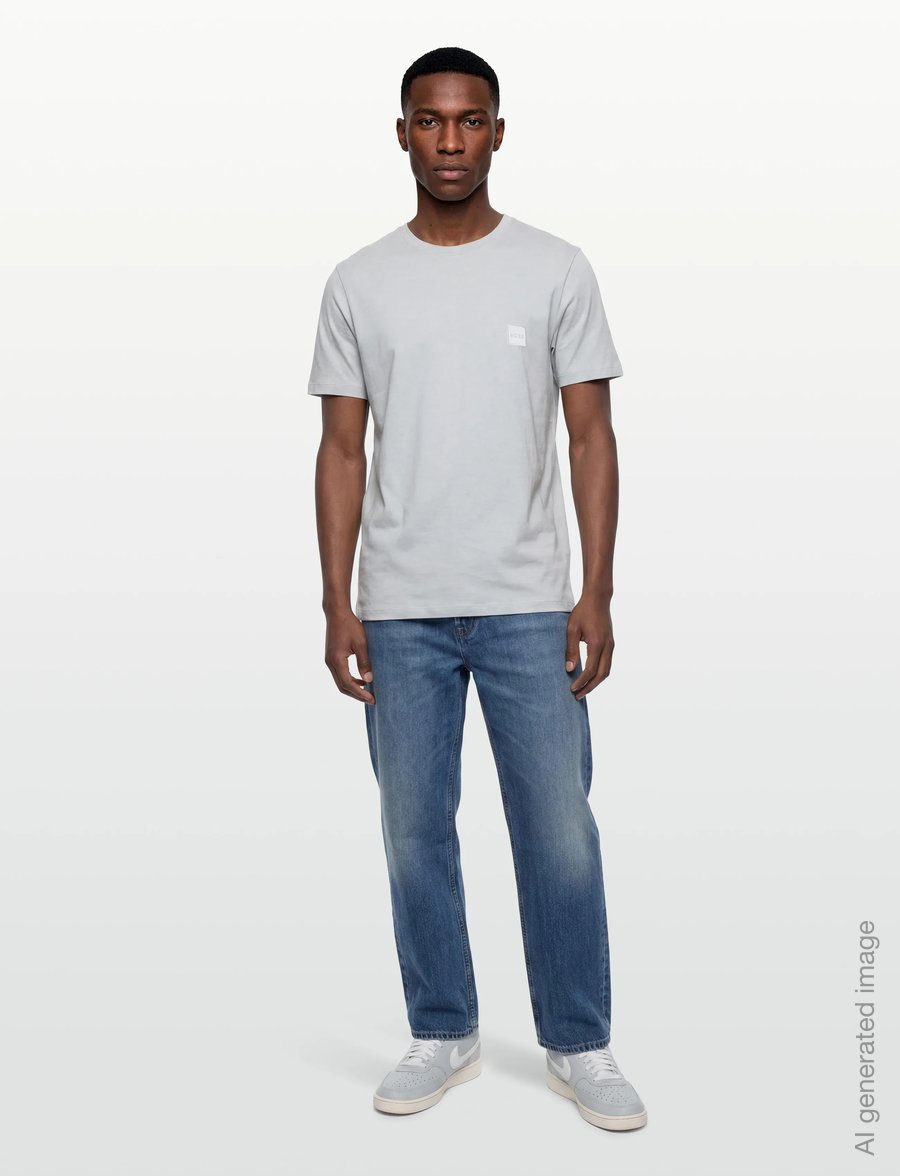 BOSS - Tales - kurzärmelige t-shirts - light/pastel grey - 0