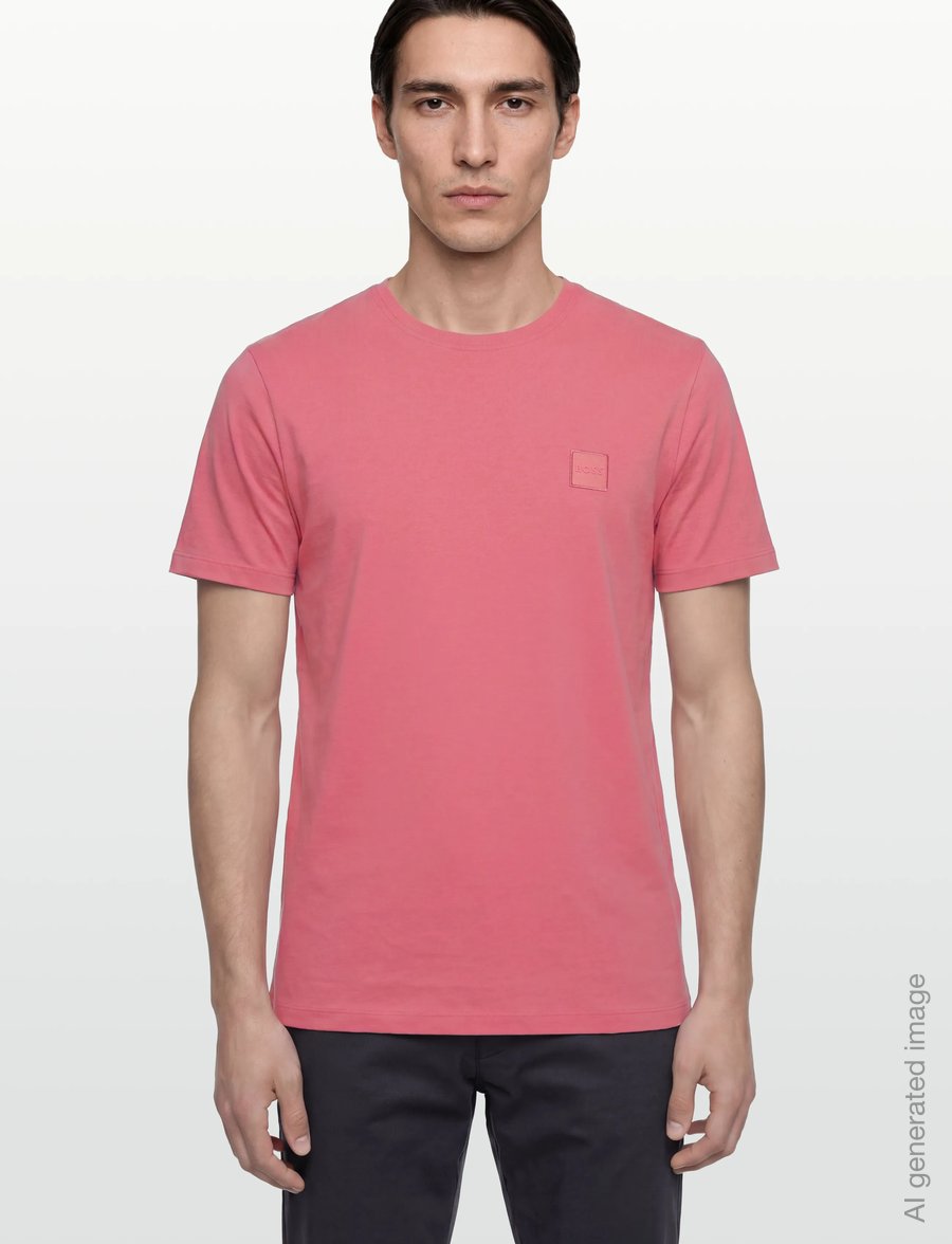 BOSS - Tales - short-sleeved t-shirts - light/pastel red - 3
