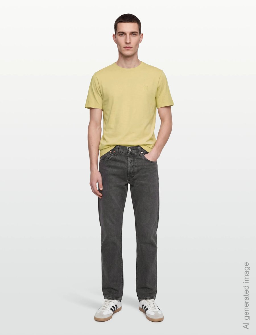 BOSS - Tales - kurzärmelige t-shirts - medium beige - 0