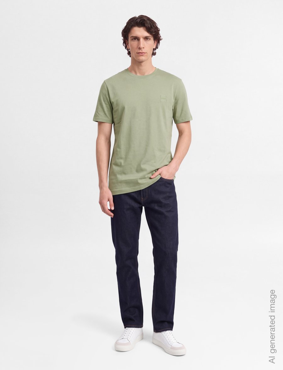 BOSS - Tales - kortærmede t-shirts - open green - 0