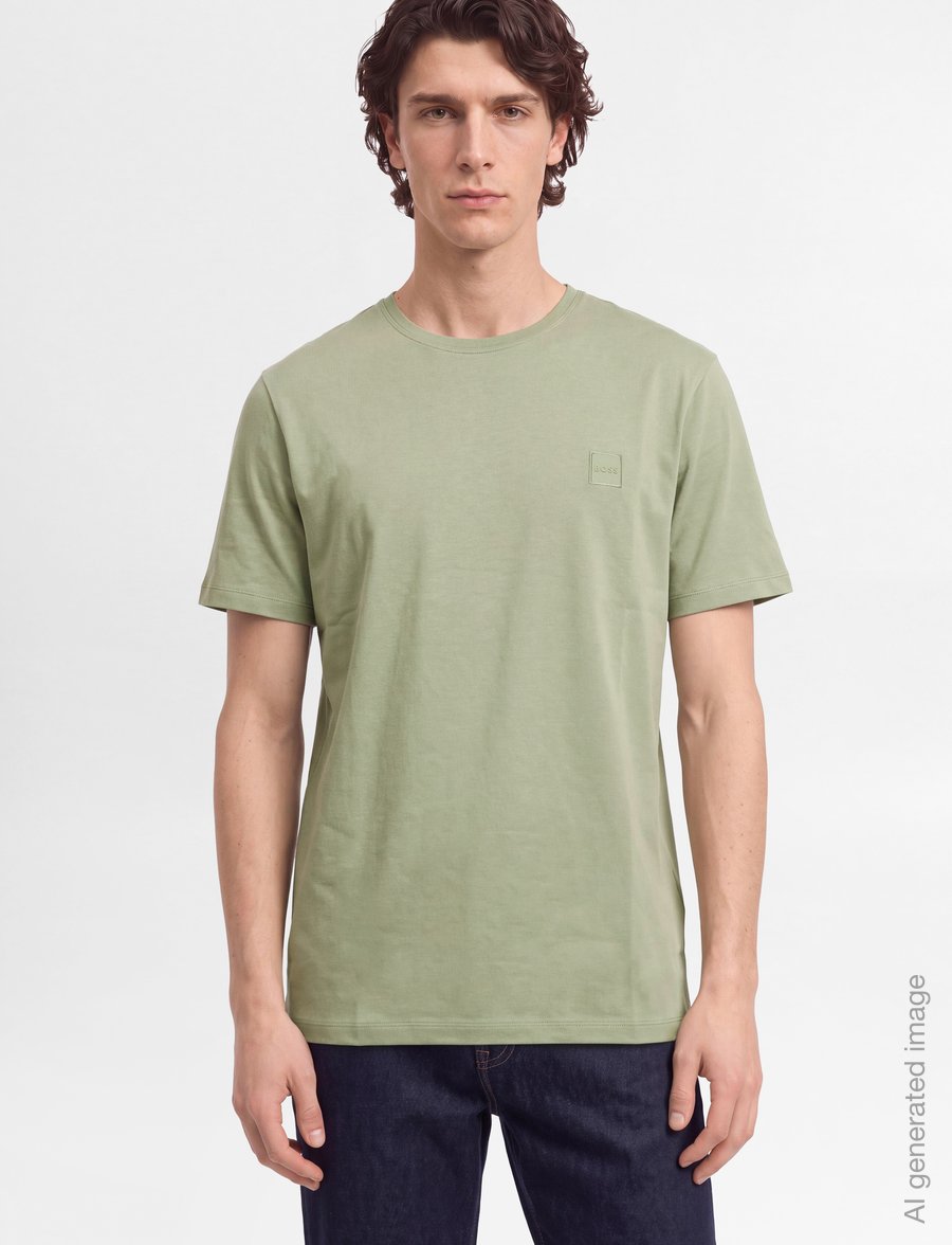 BOSS - Tales - kortærmede t-shirts - open green - 3