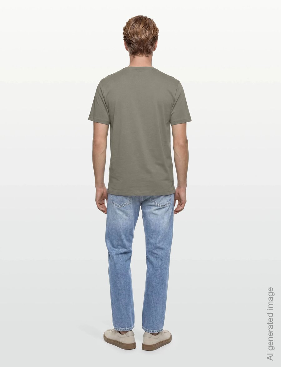 BOSS - Tales - kurzärmelige t-shirts - open grey - 4
