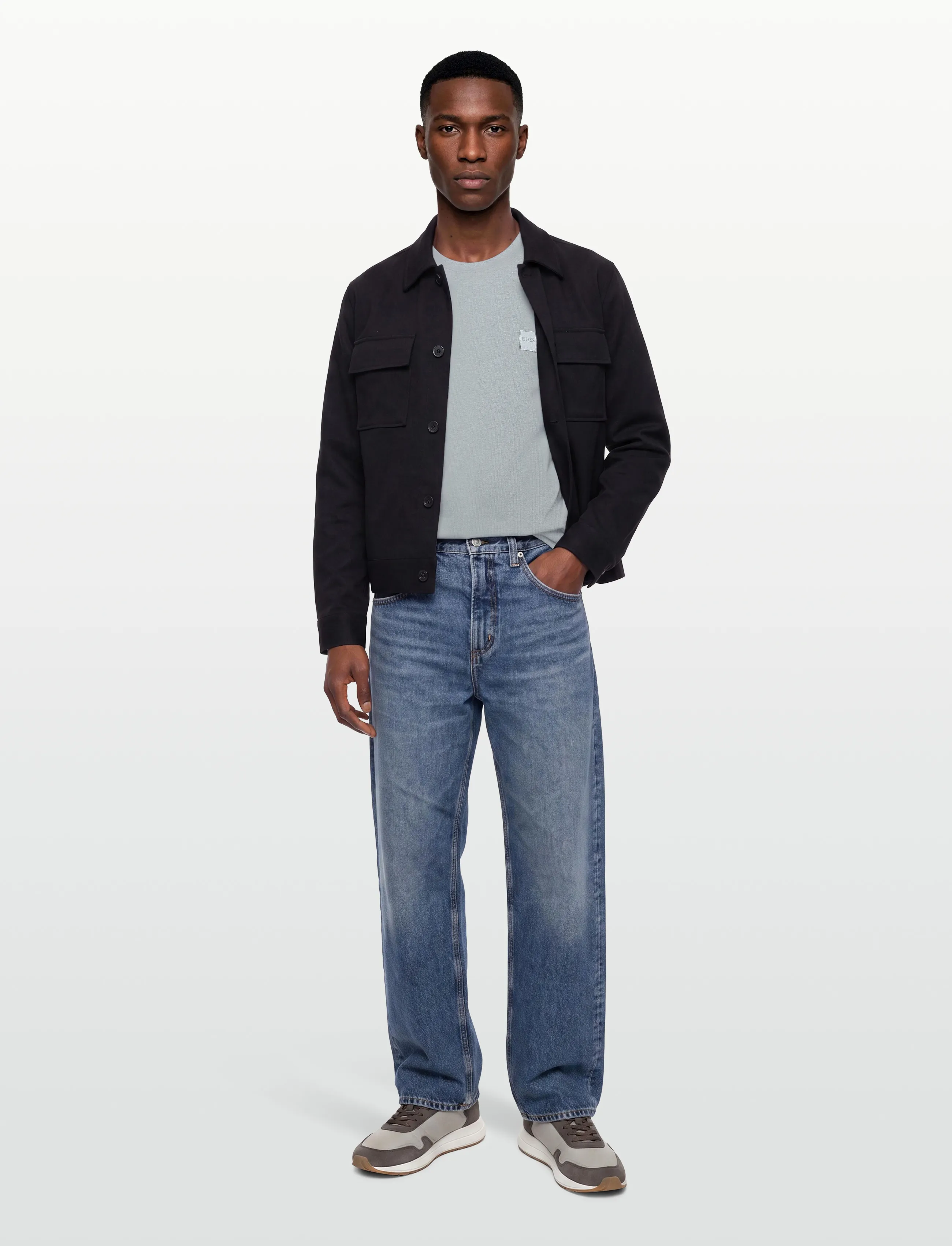 BOSS Tales - T-särgid - OPEN GREY / grey