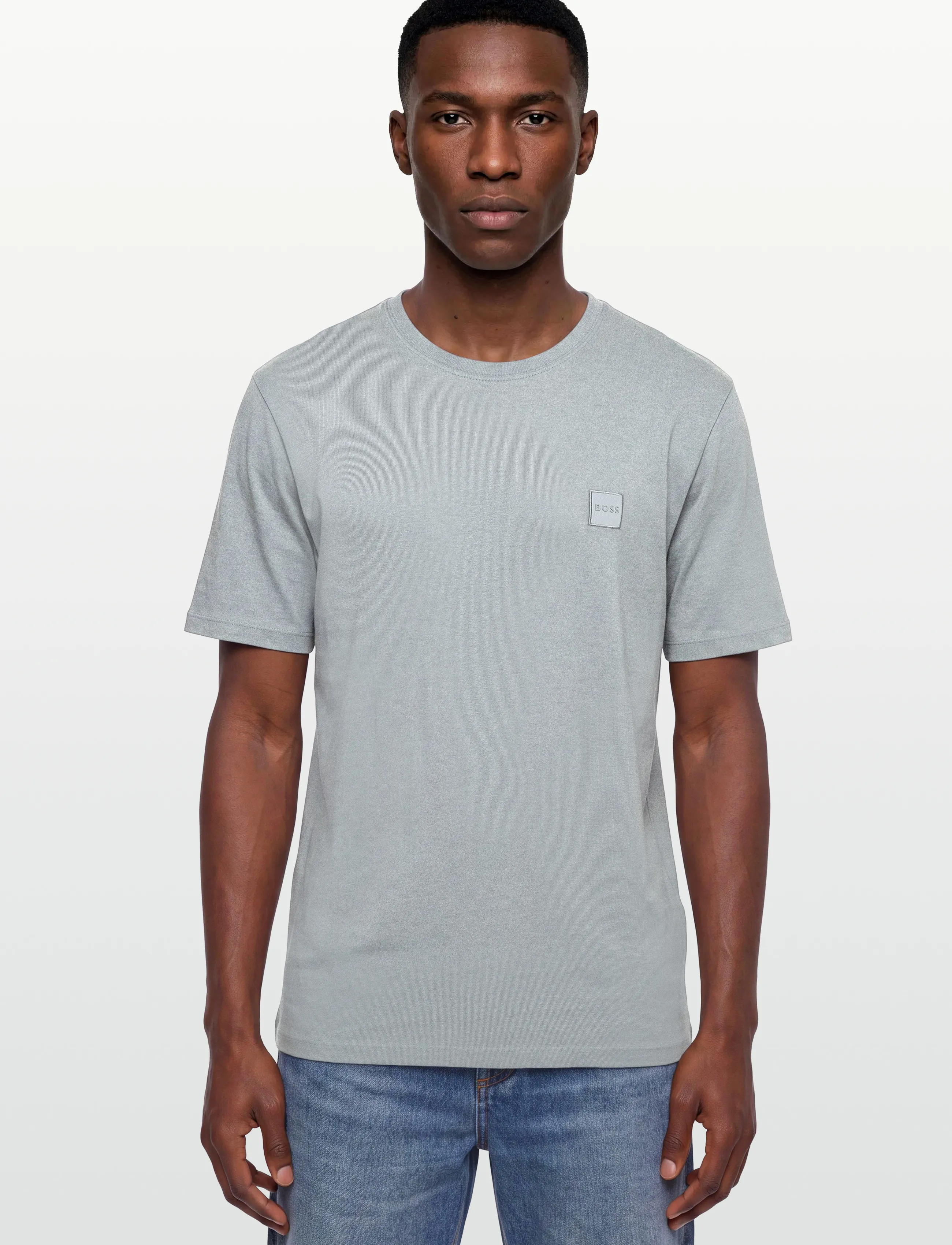 BOSS - Tales - lühikeste varrukatega t-särgid - open grey - 3