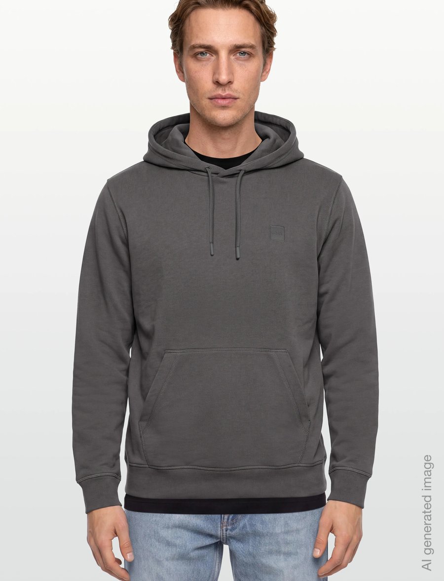 BOSS - Wetalk - kapuzenpullover - open grey - 3
