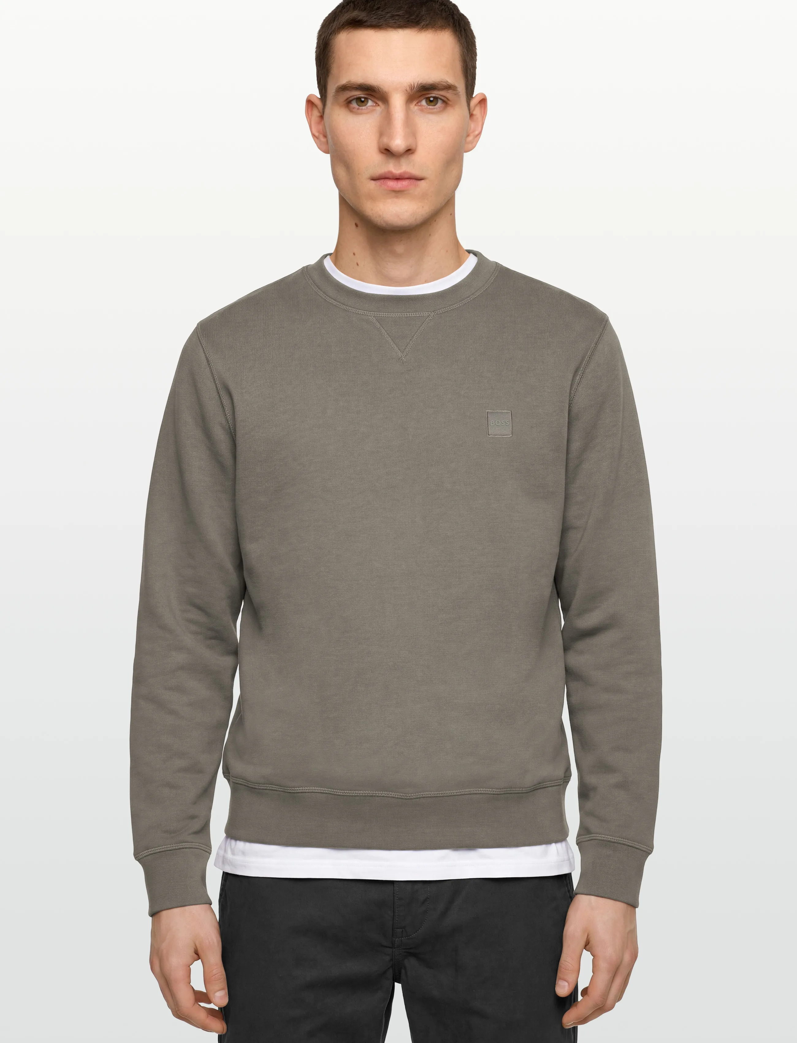BOSS - Westart - dressipluusid - open grey - 3