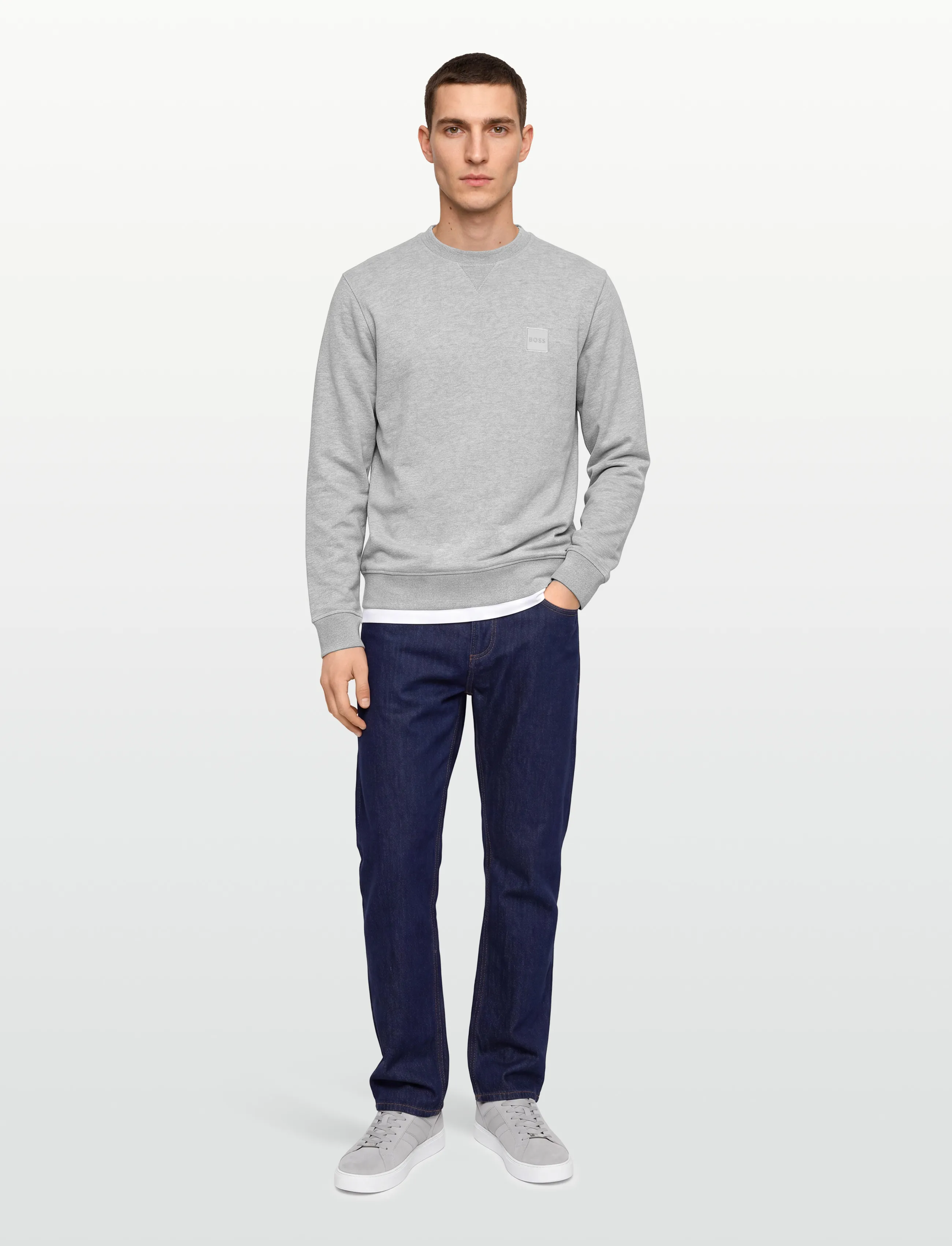 BOSS Westart, 3XL, Grey, Sweatshirts & Hættetrøjer > Sweatshirts, Herre