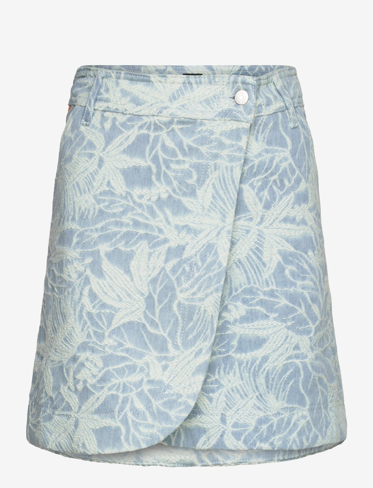 BOSS - C_DENIM SKIRT MINI - susiaučiami sijonai - medium blue - 0