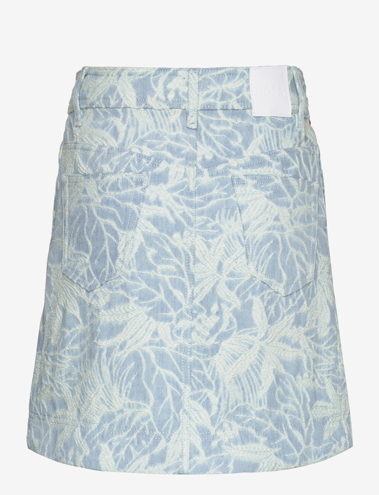 BOSS - C_DENIM SKIRT MINI - susiaučiami sijonai - medium blue - 1