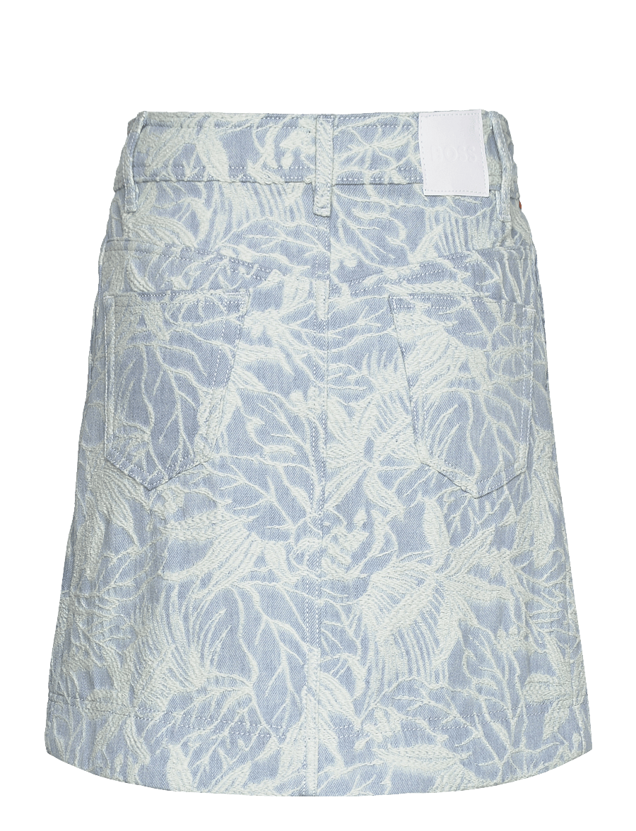 BOSS - C_DENIM SKIRT MINI - wickelröcke - medium blue - 1