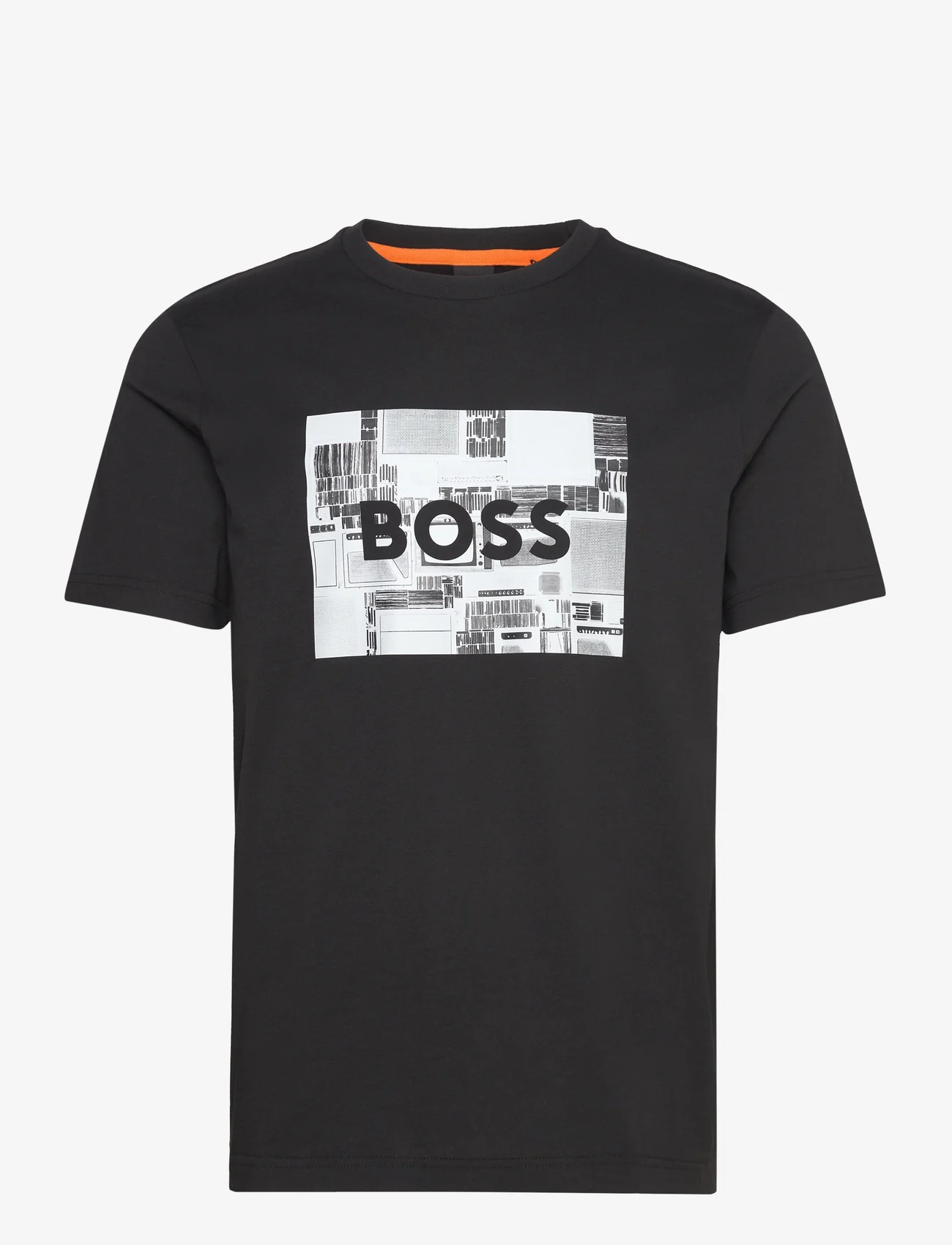 BOSS - Teeheavyboss - kortärmade t-shirts - black - 0