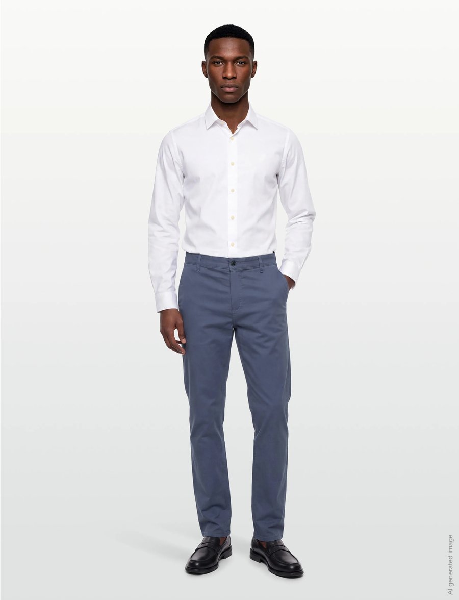 BOSS - Chino_tapered - chinos - open blue - 0