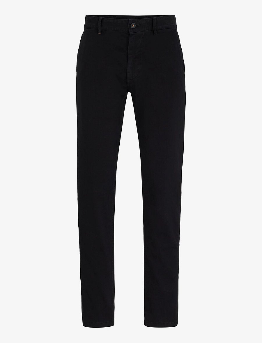 BOSS - Chino_slim - casual bukser - black - 0
