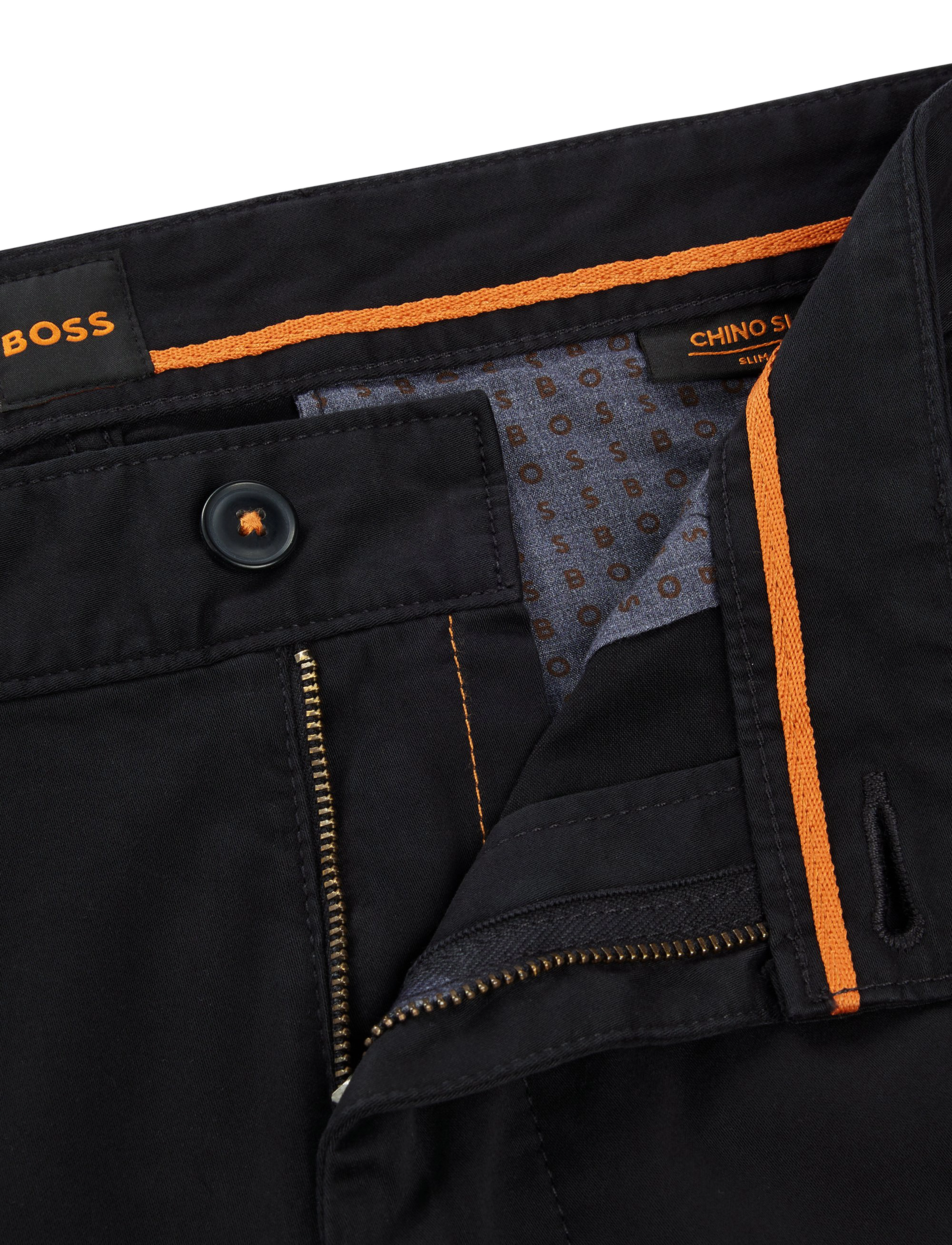 BOSS - Chino_slim - casual bukser - black - 1