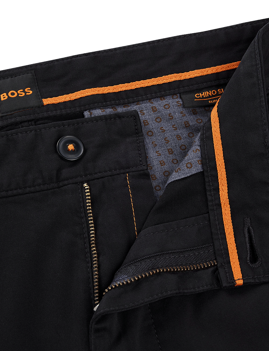 BOSS - Chino_slim - casual bukser - black - 1