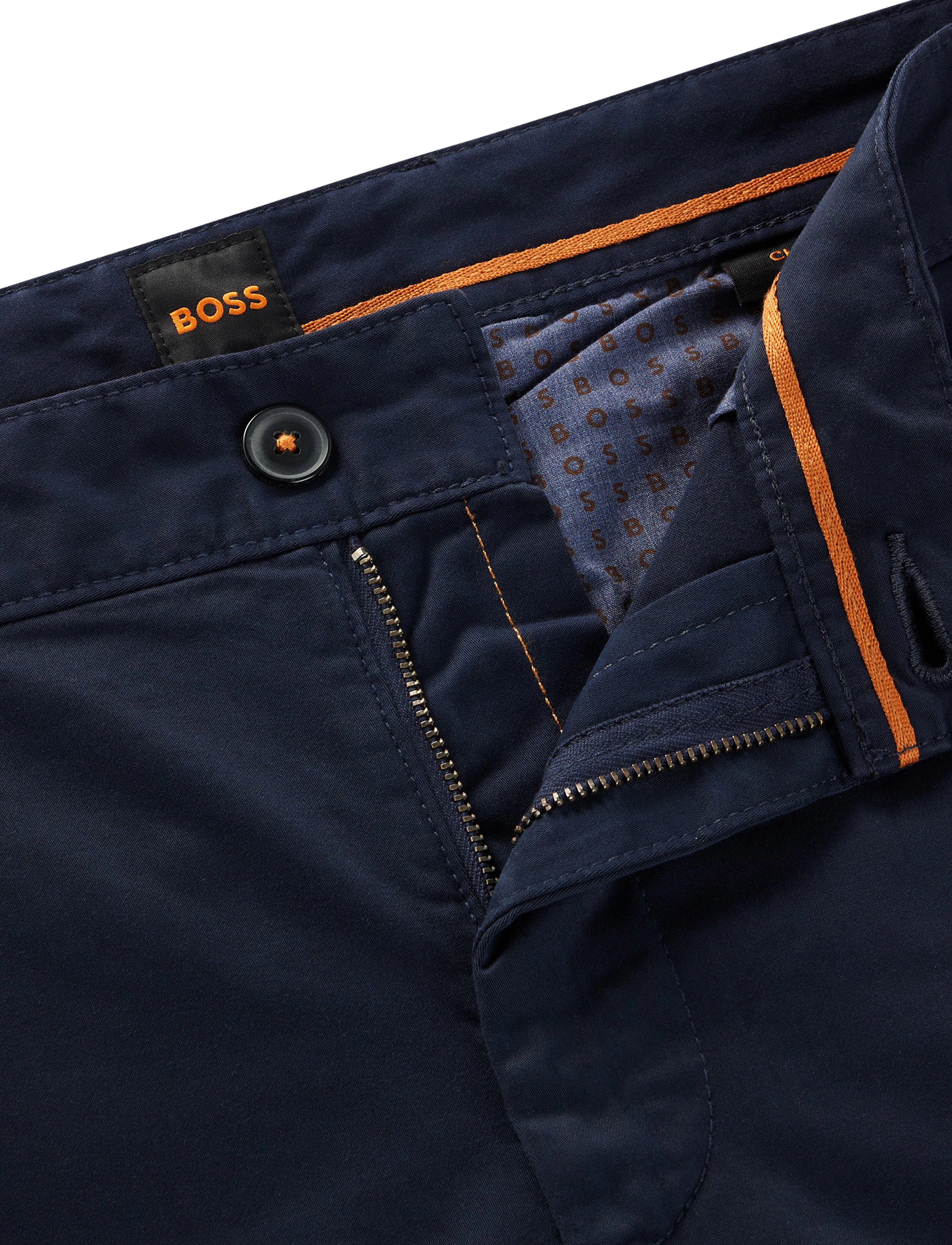 BOSS - Chino_slim - casual bukser - dark blue - 1